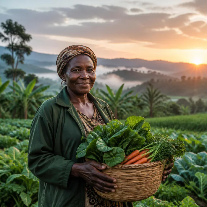 Achieng, smallholder farmer