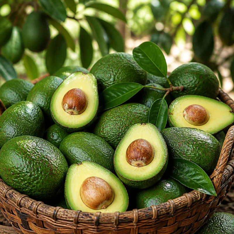 Fresh avocados ready for market